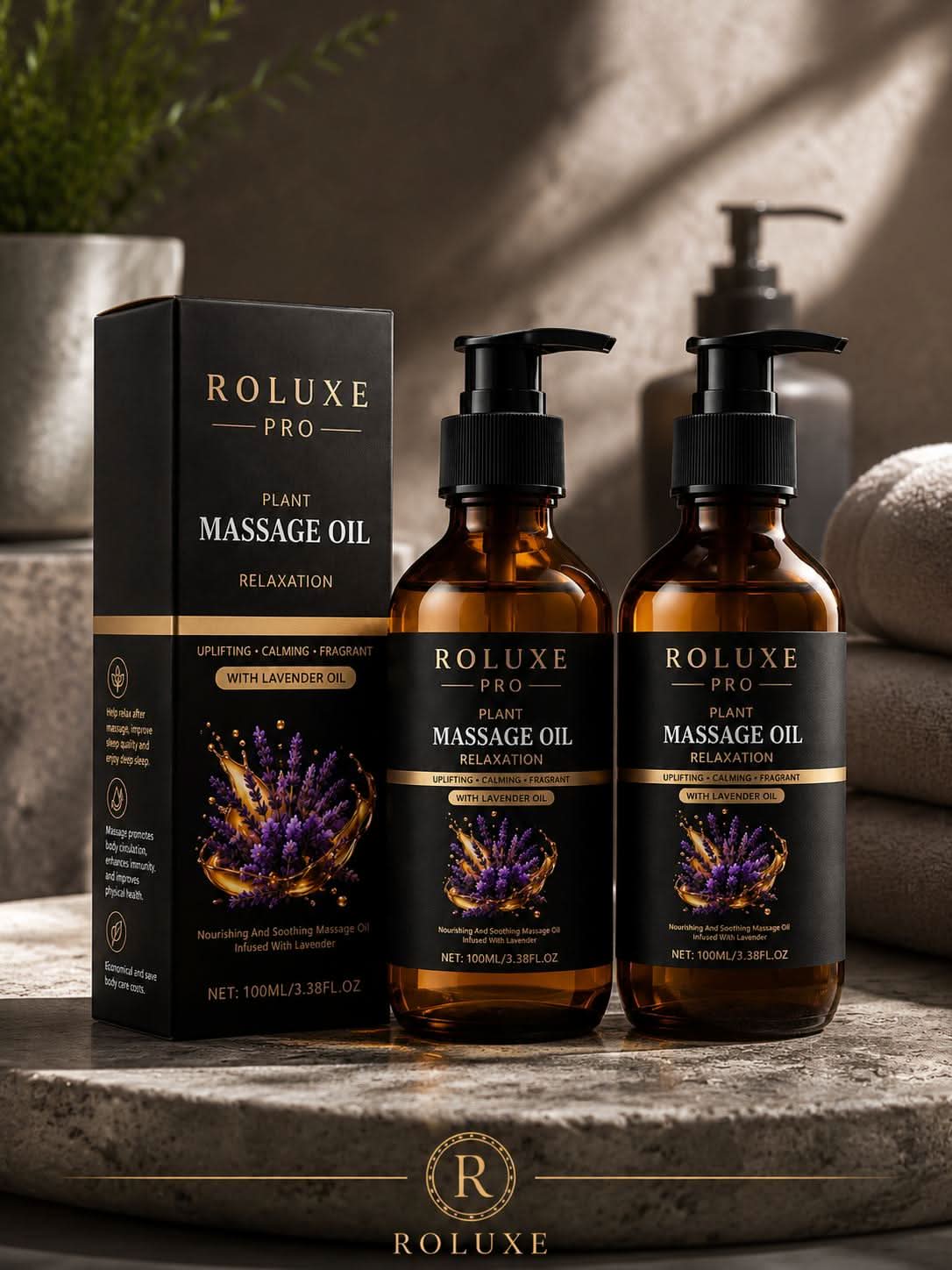 Roluxe Pro Velvet Relief Oil * 2